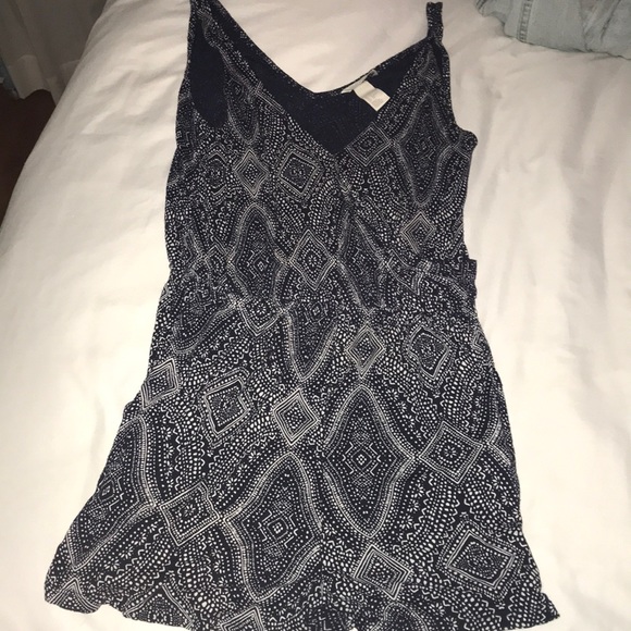 H&M Other - navy blue and white romper